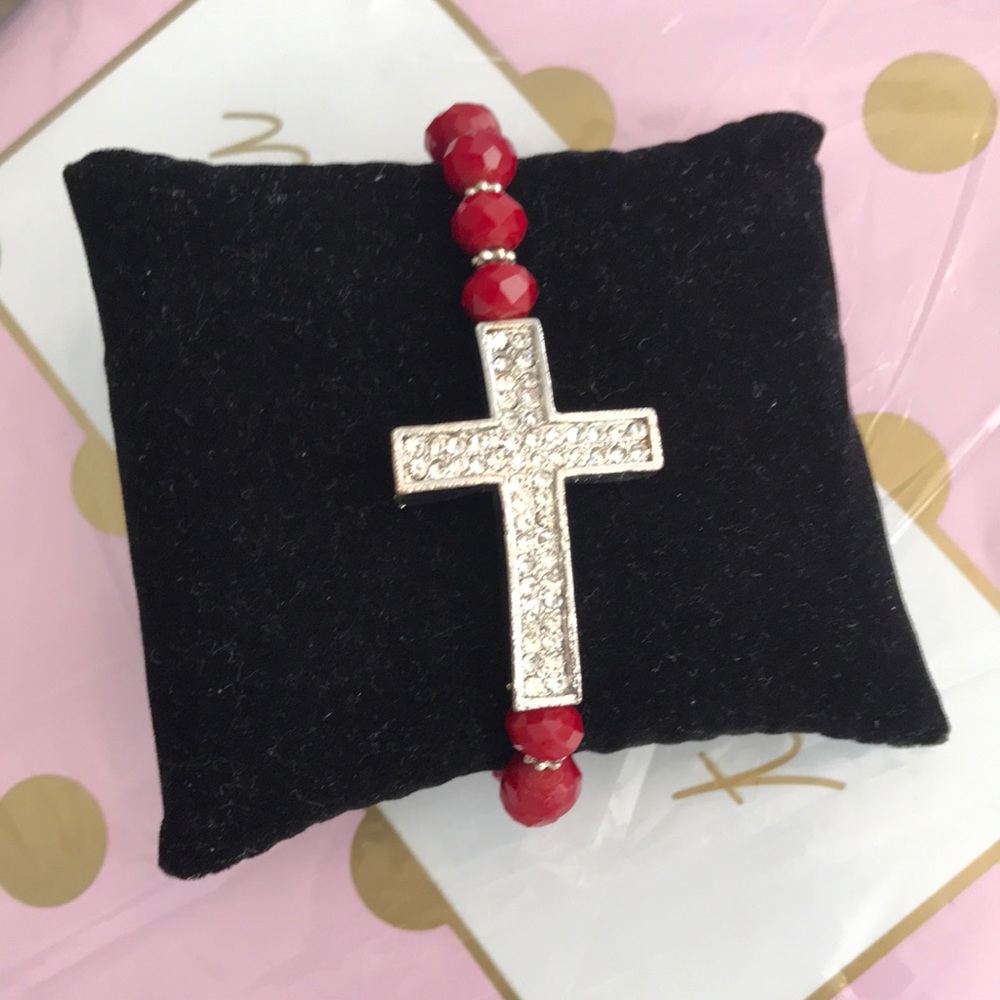 Bracelet Cross Rhinestone 💎 - Picture 2 of 2